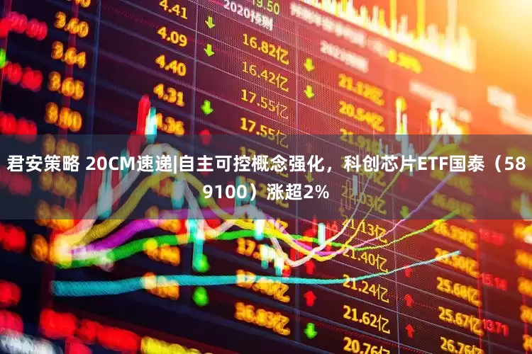 君安策略 20CM速递|自主可控概念强化，科创芯片ETF国泰（589100）涨超2%
